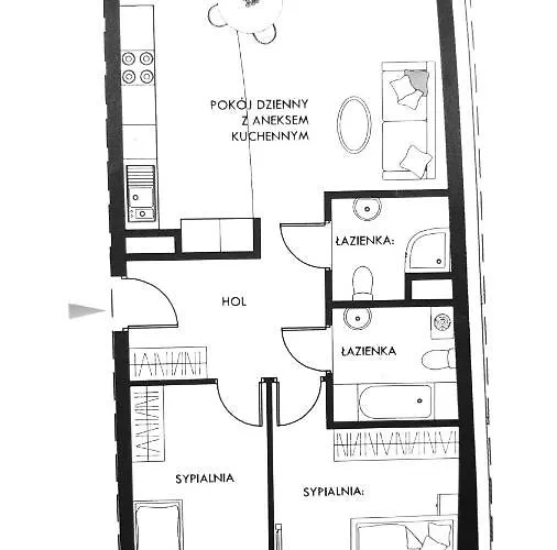 River Deluxe Atal Towers Apartment Wroclaw